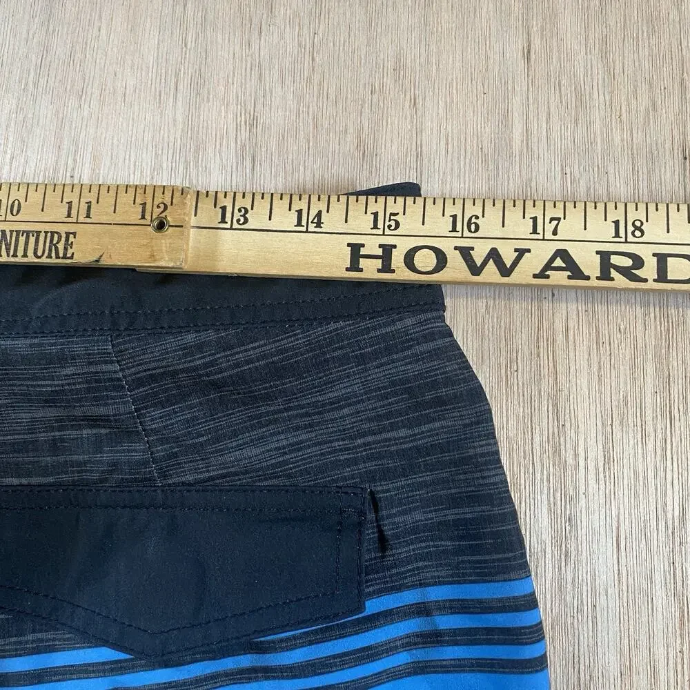Goodfellow Mens Multicolor Drawstring Surf Board Shorts Swim Trunks Size 32